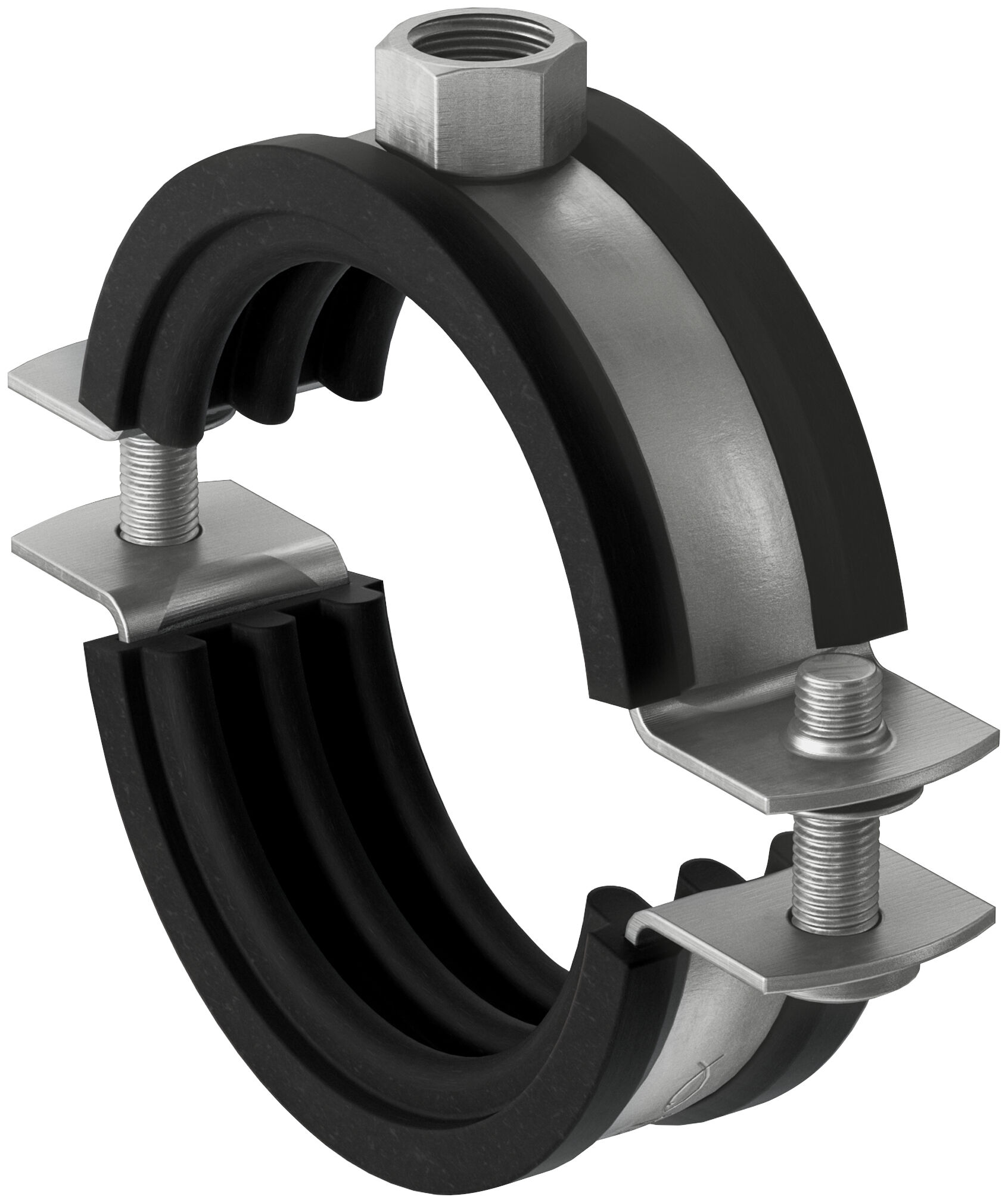 fischer Pipe clamp FRS 121 127 stainless steel A4